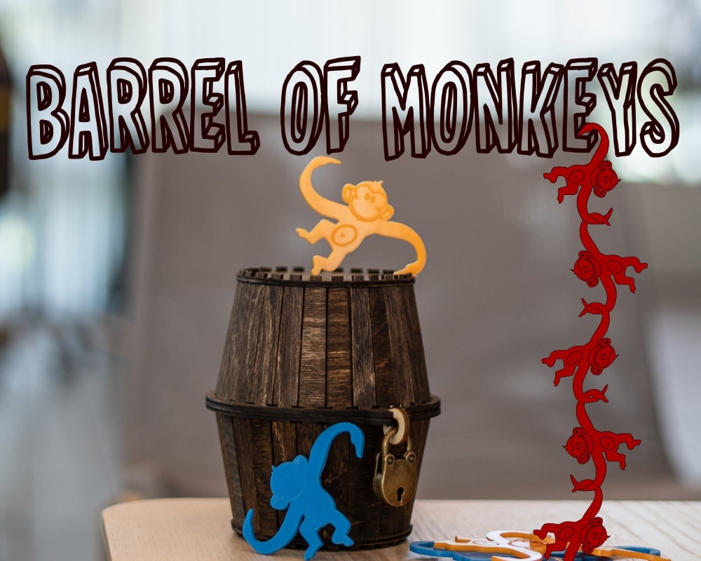 Laser cut barrel of monkeys.jpg